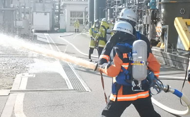 Joint disaster prevention drill