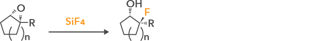 Synthesis of chiral diols via SiF4